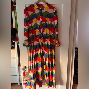 Nooworks Rainbow 🌈 Lumps Olive Dress XL